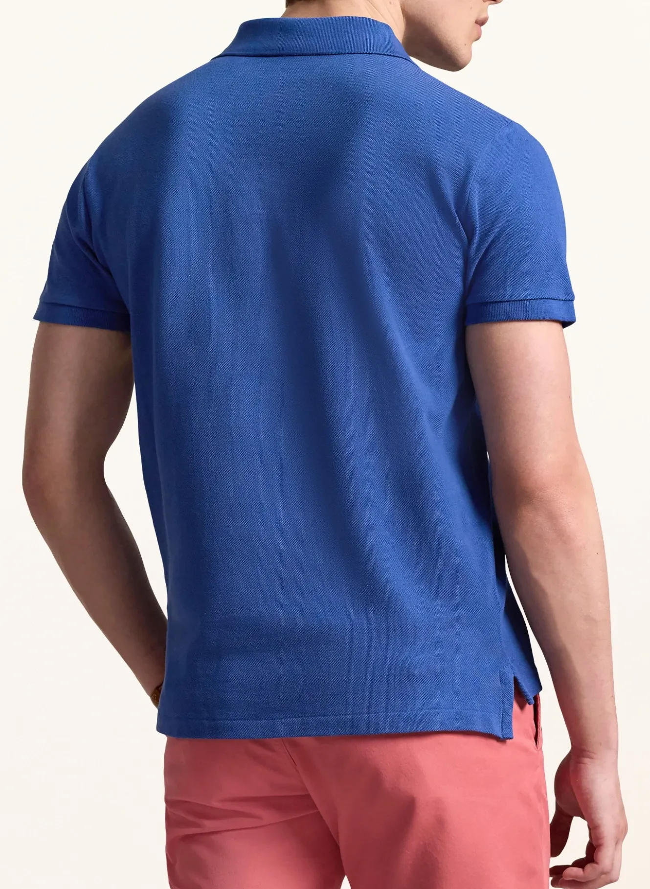 Piqué-Poloshirt Custom Slim Fit