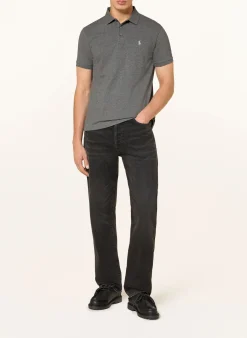 Piqué-Poloshirt Custom Slim Fit