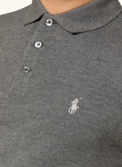 Piqué-Poloshirt Custom Slim Fit