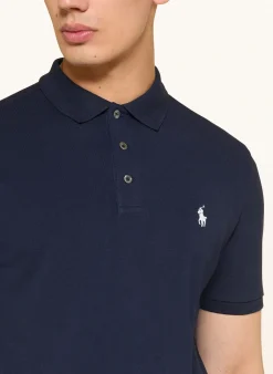 Piqué-Poloshirt Custom Slim Fit