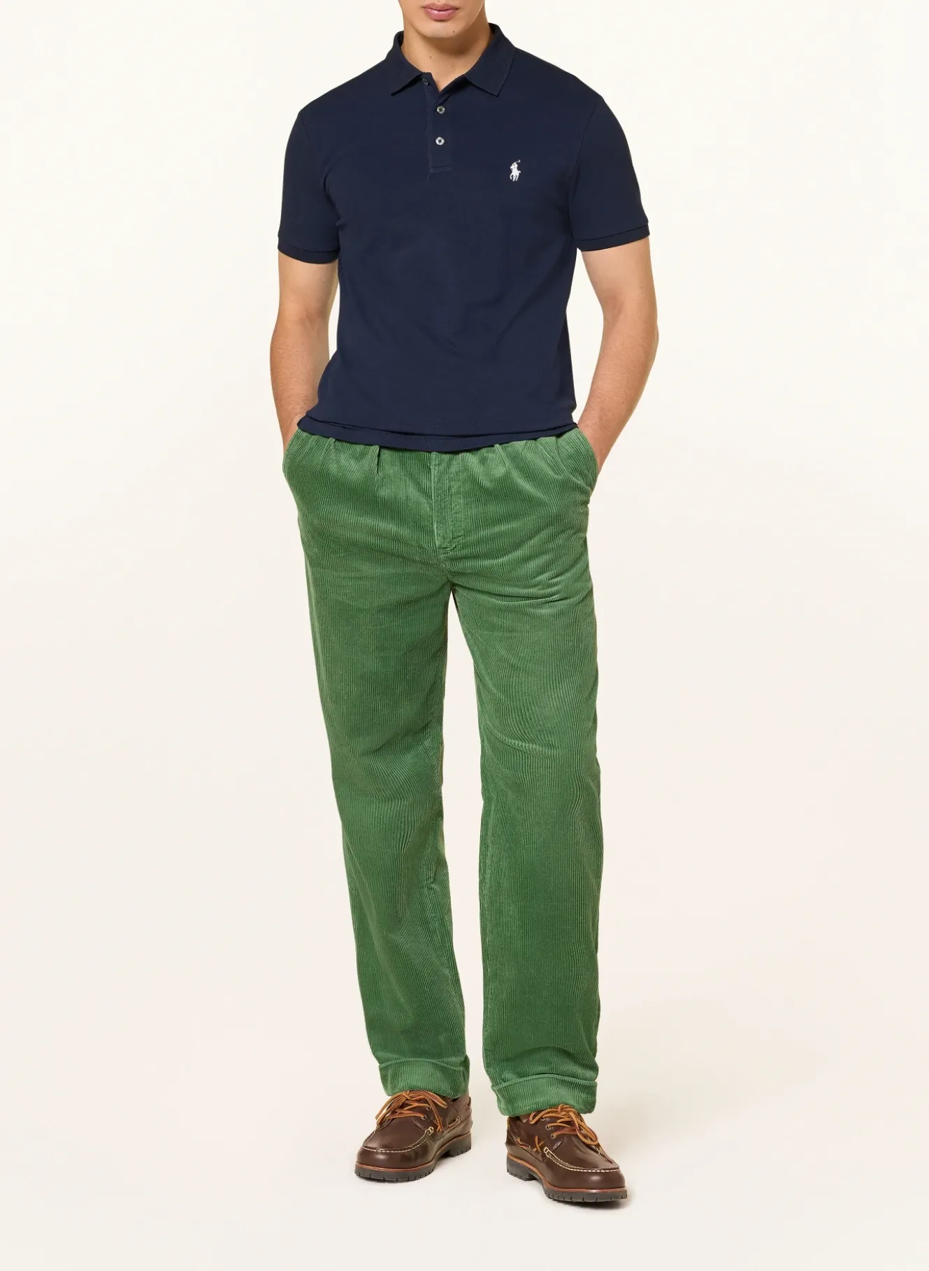 Piqué-Poloshirt Custom Slim Fit