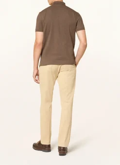 Piqué-Poloshirt Custom Slim Fit