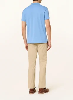 Piqué-Poloshirt Custom Slim Fit