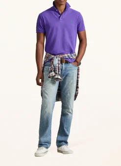 Piqué-Poloshirt Custom Slim Fit