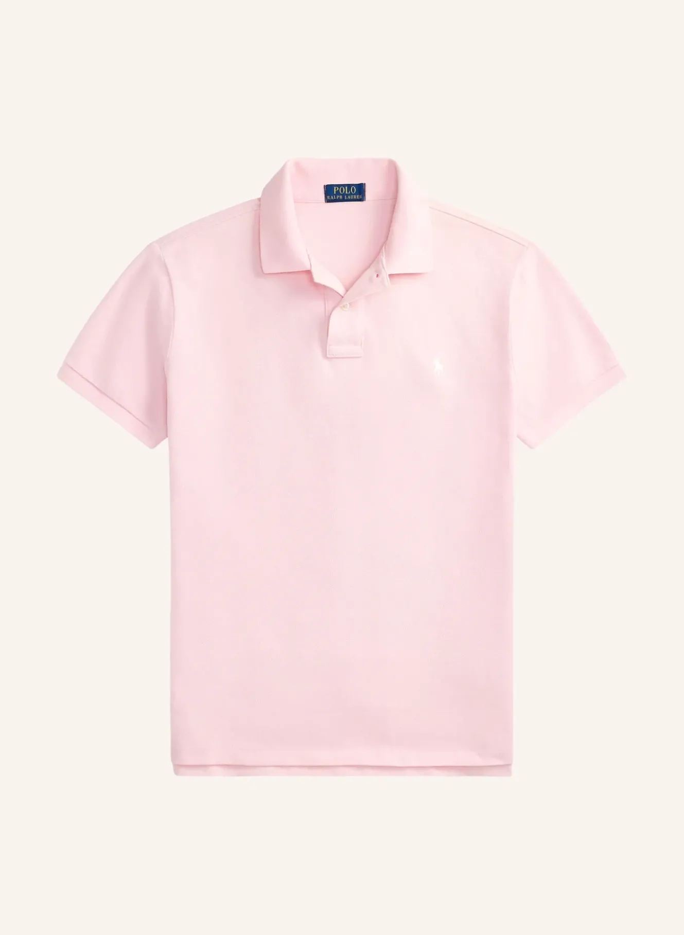 Piqué-Poloshirt Custom Slim Fit
