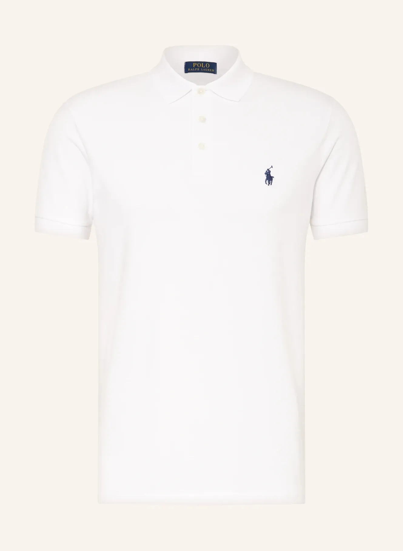 Piqué-Poloshirt Custom Slim Fit