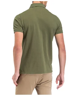 Piqué-Poloshirt Custom Slim Fit