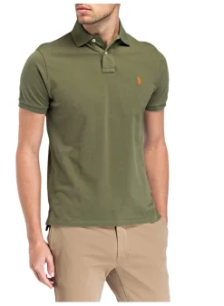 Piqué-Poloshirt Custom Slim Fit