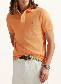 Piqué-Poloshirt Custom Slim Fit