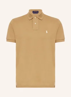 Piqué-Poloshirt Custom Slim Fit