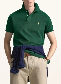 Piqué-Poloshirt Custom Slim Fit
