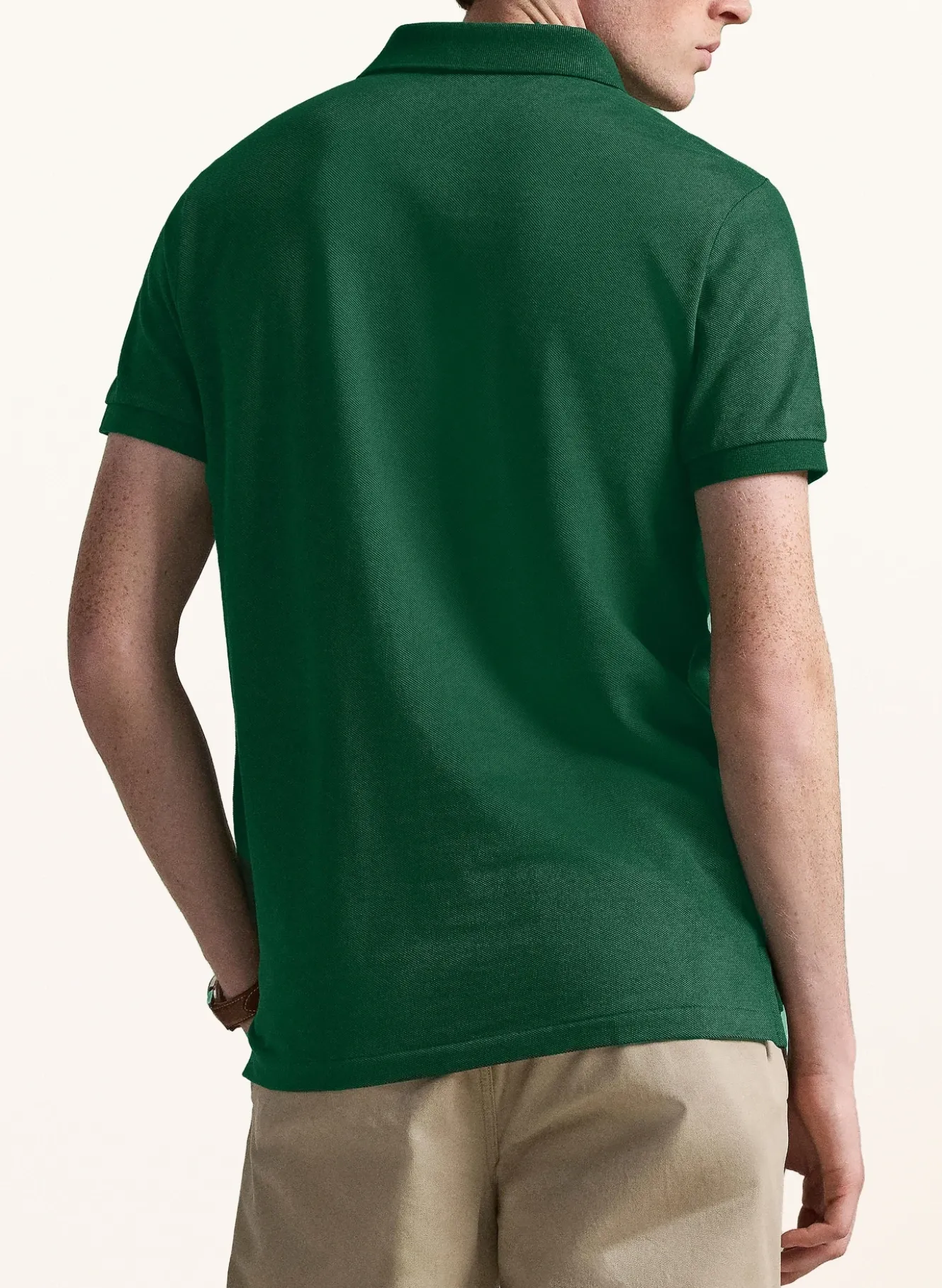 Piqué-Poloshirt Custom Slim Fit