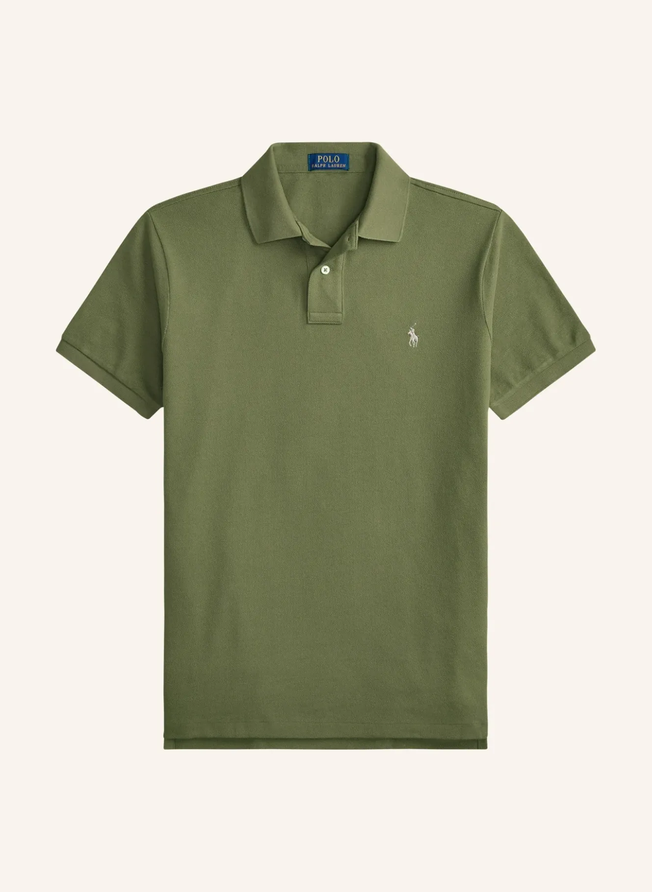 Piqué-Poloshirt Custom Slim Fit
