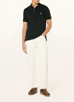 Piqué-Poloshirt Custom Slim Fit