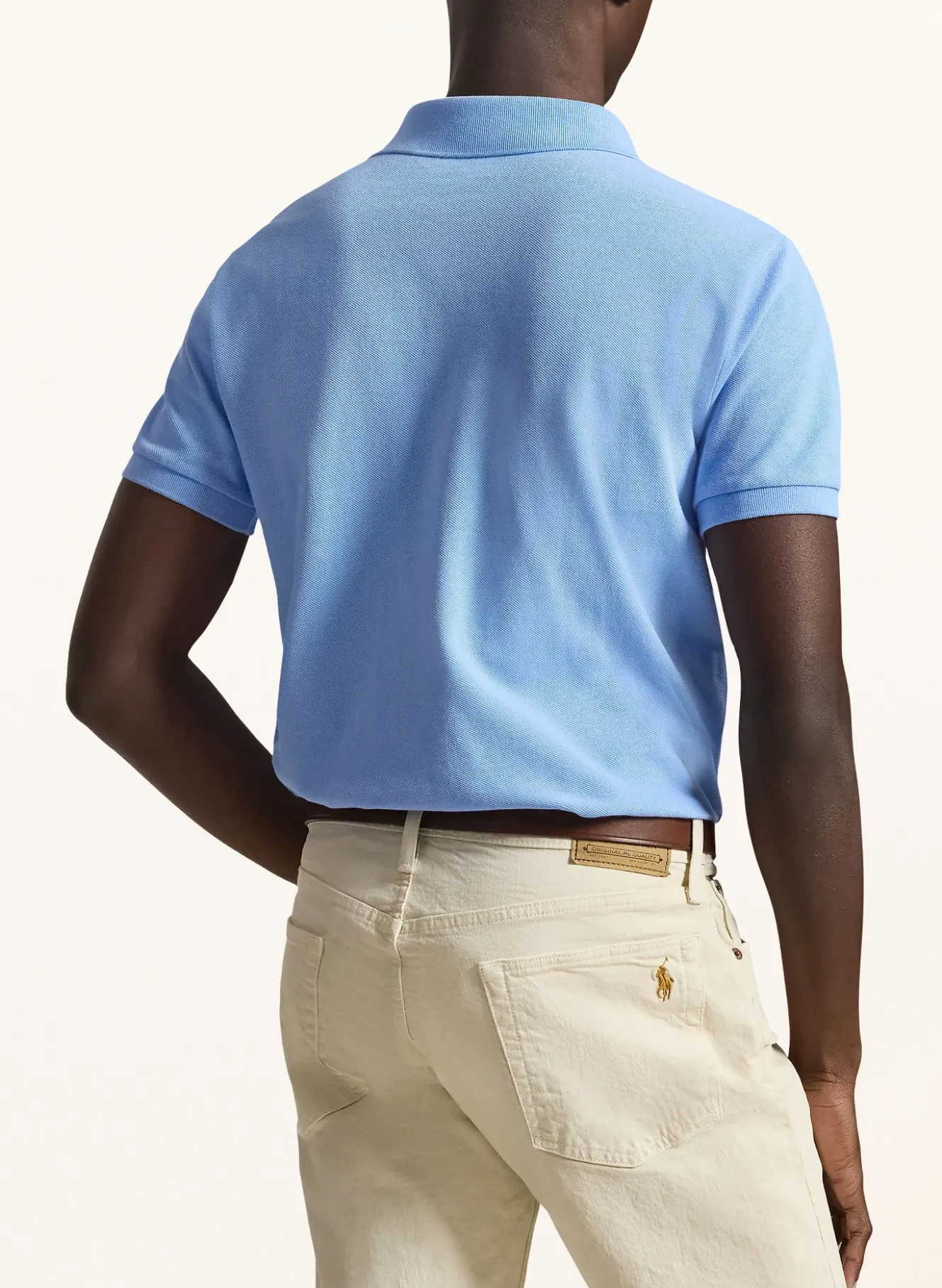 Piqué-Poloshirt Custom Slim Fit