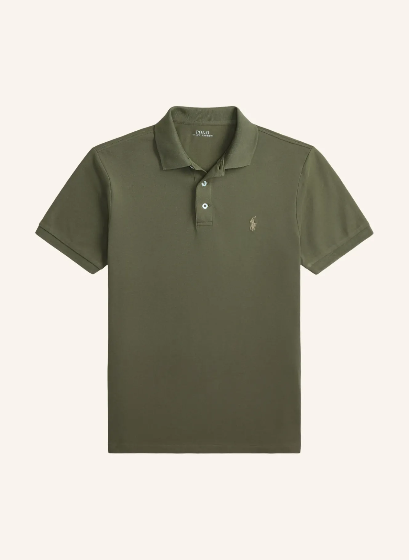 Piqué-Poloshirt Custom Slim Fit