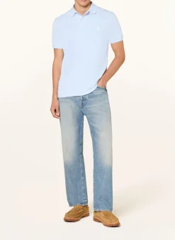Piqué-Poloshirt Custom Slim Fit