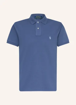 Piqué-Poloshirt Custom Slim Fit