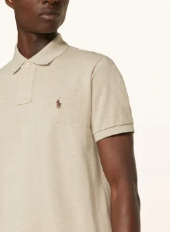 Piqué-Poloshirt Custom Slim Fit