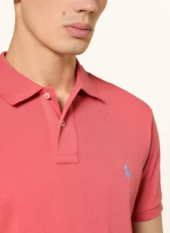 Piqué-Poloshirt Custom Slim Fit