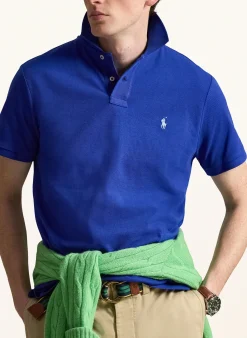 Piqué-Poloshirt Custom Slim Fit