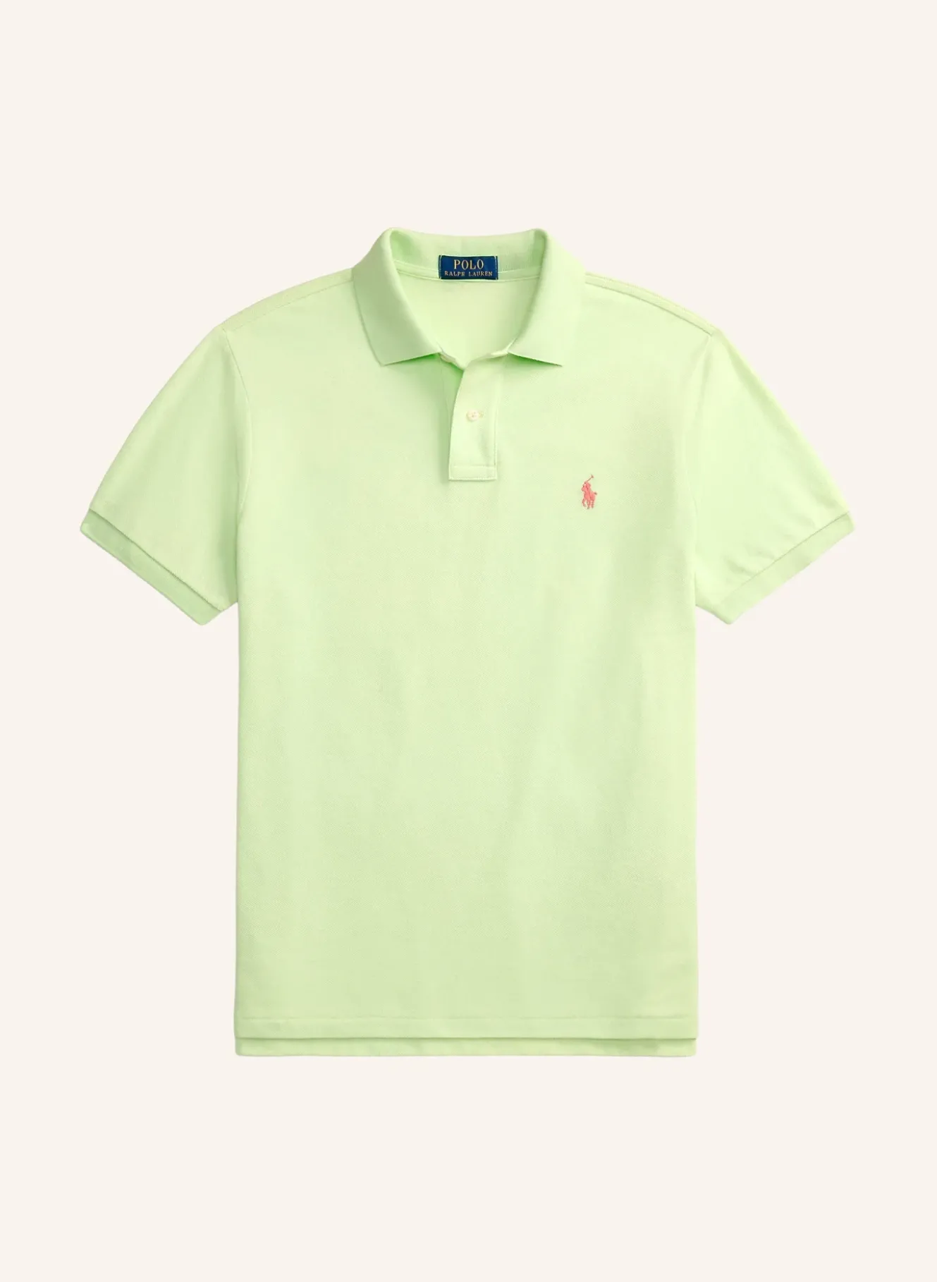 Piqué-Poloshirt Custom Slim Fit
