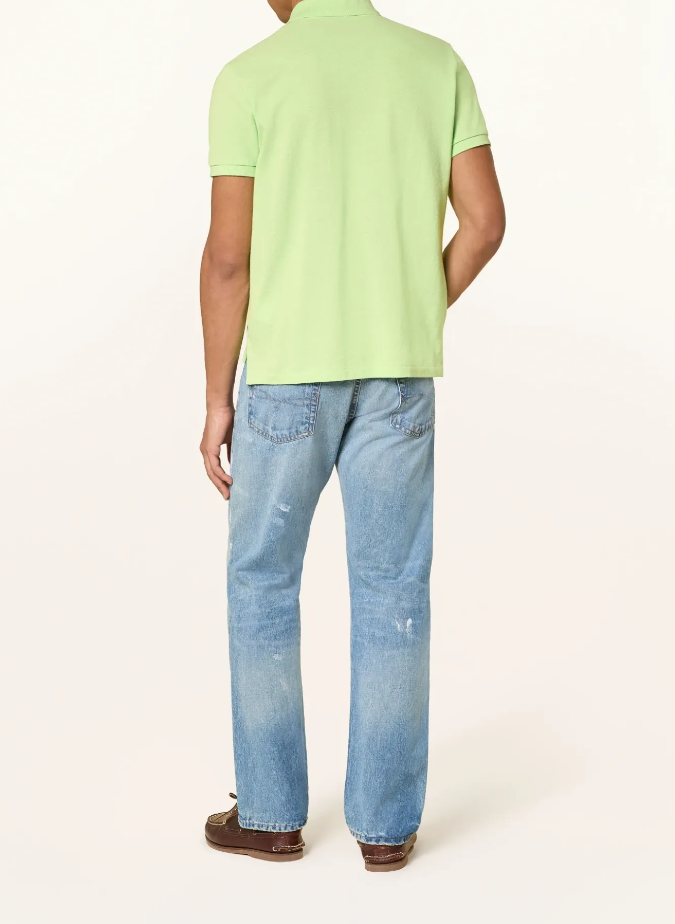 Piqué-Poloshirt Custom Slim Fit