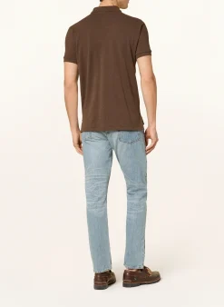 Piqué-Poloshirt Custom Slim Fit