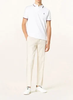 Piqué-Poloshirt Custom Slim Fit