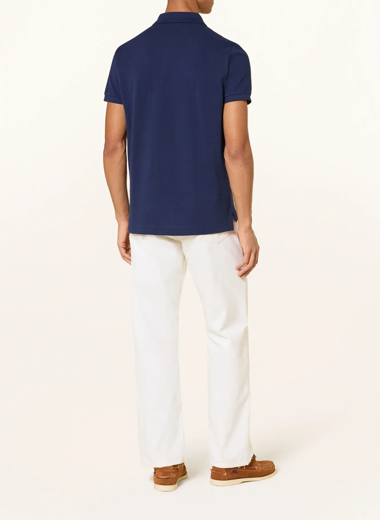 Piqué-Poloshirt Custom Slim Fit