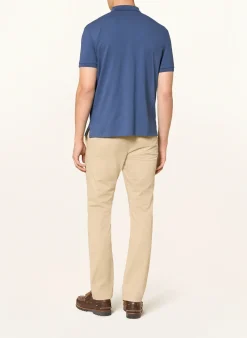 Piqué-Poloshirt Custom Slim Fit