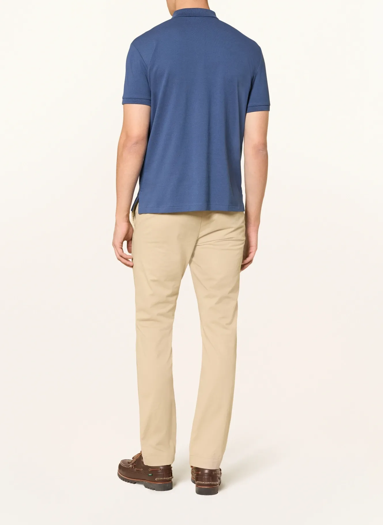 Piqué-Poloshirt Custom Slim Fit