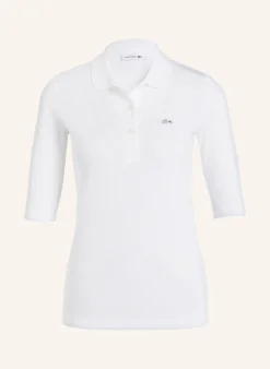 Piqué-Poloshirt mit 3/4-Arm