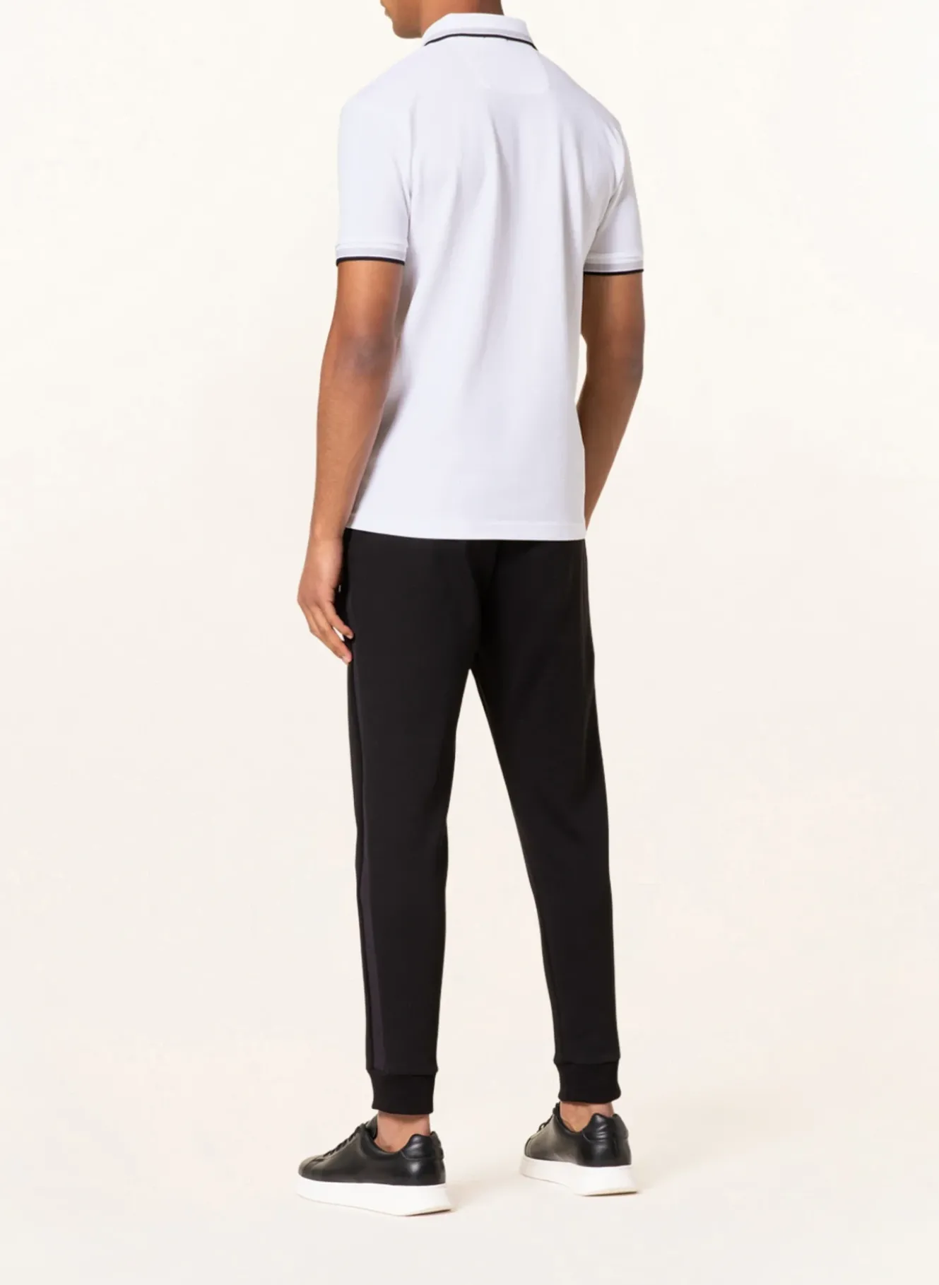 Piqué-Poloshirt PADDY CURVED Regular Fit