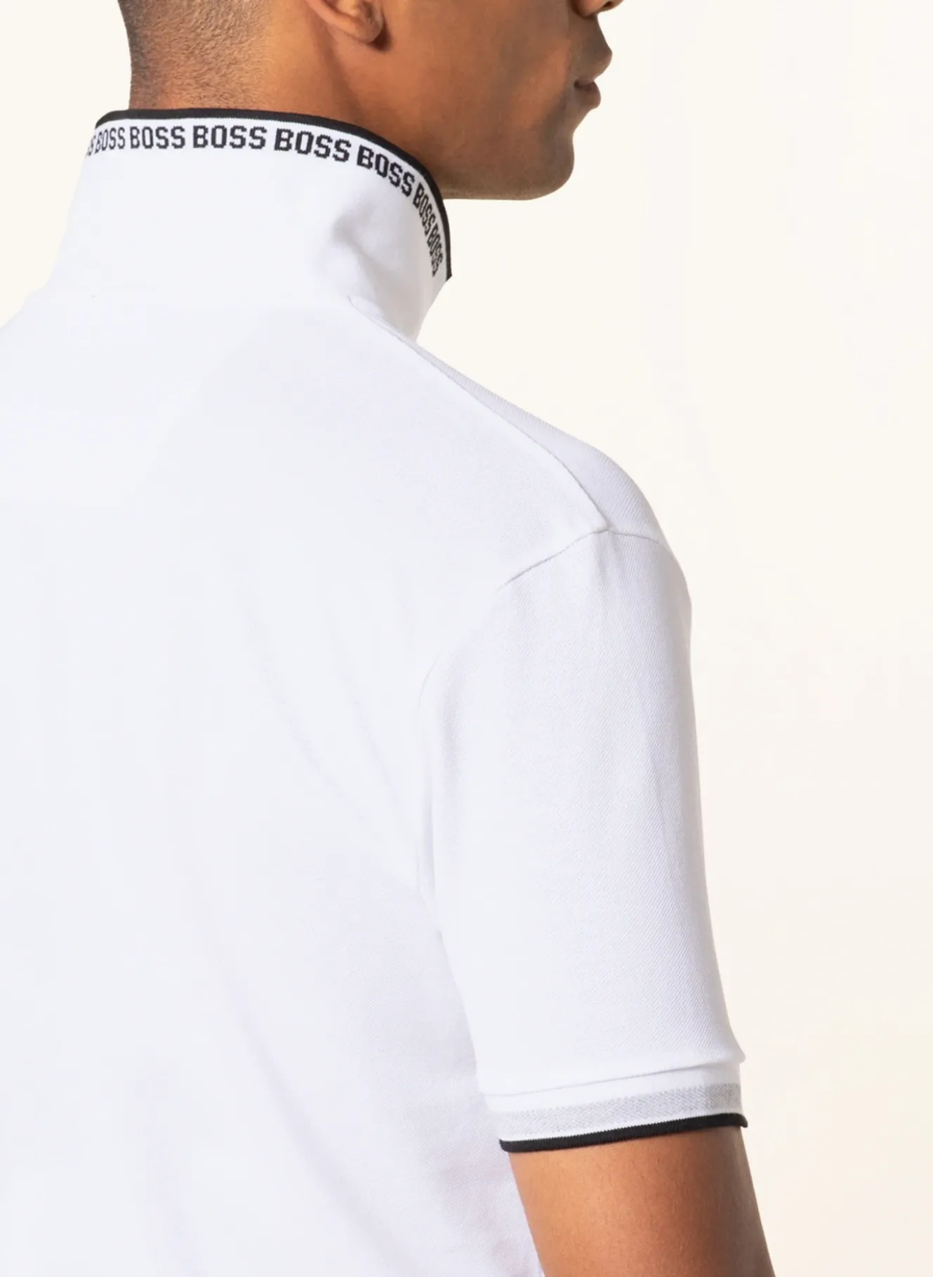 Piqué-Poloshirt PADDY CURVED Regular Fit