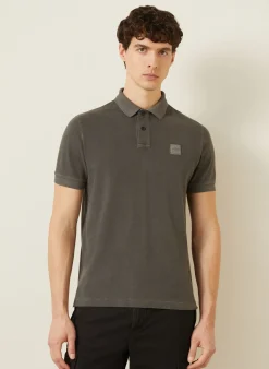 Piqué-Poloshirt Slim Fit