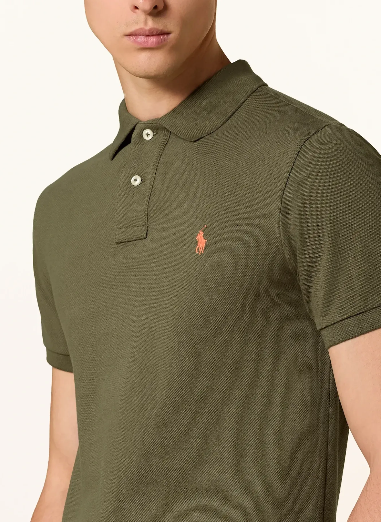 Piqué-Poloshirt Slim Fit
