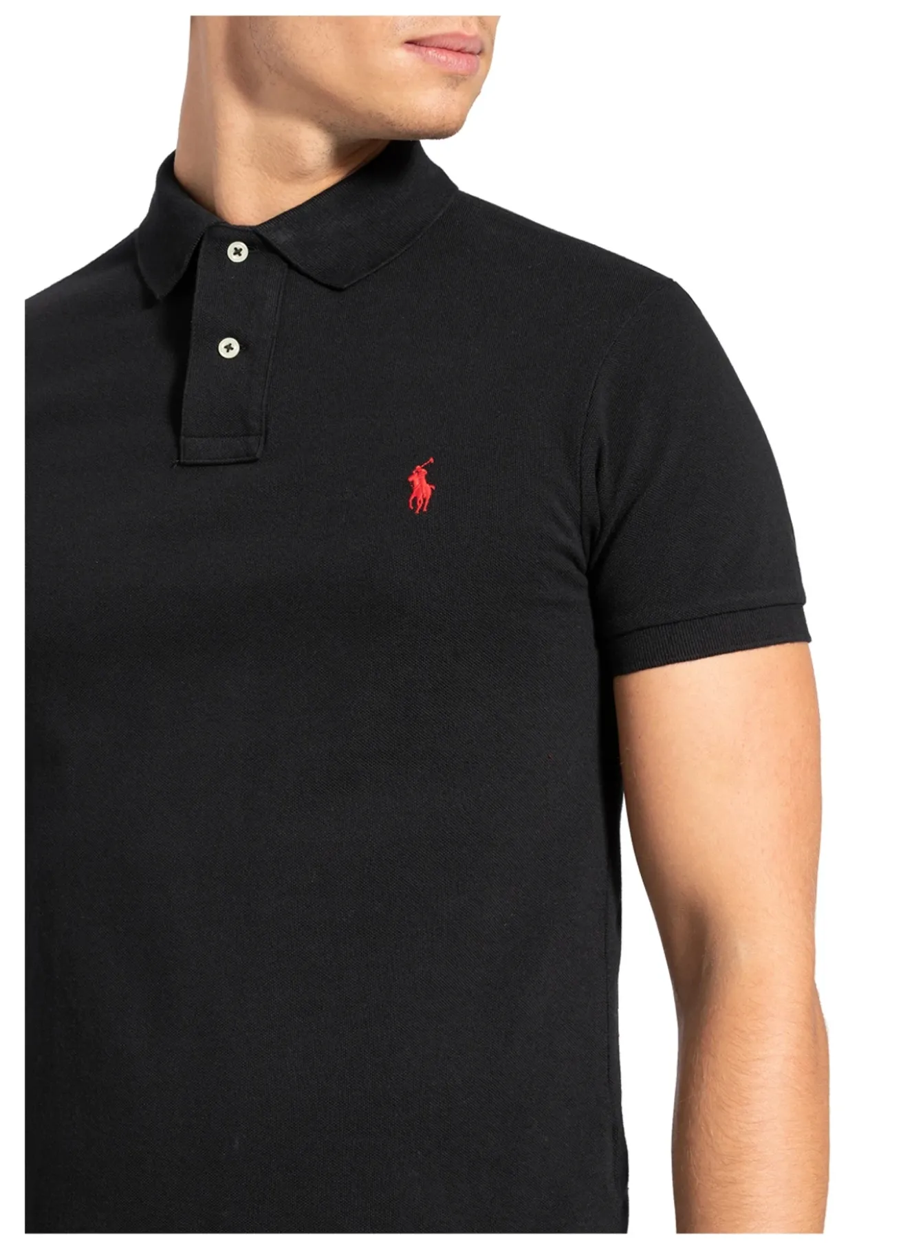 Piqué-Poloshirt Slim Fit
