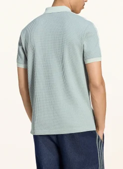 Piqué-Poloshirt WAFFLE KNIT