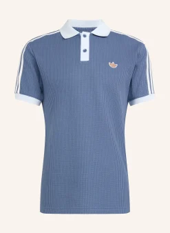 Piqué-Poloshirt WAFFLE KNIT