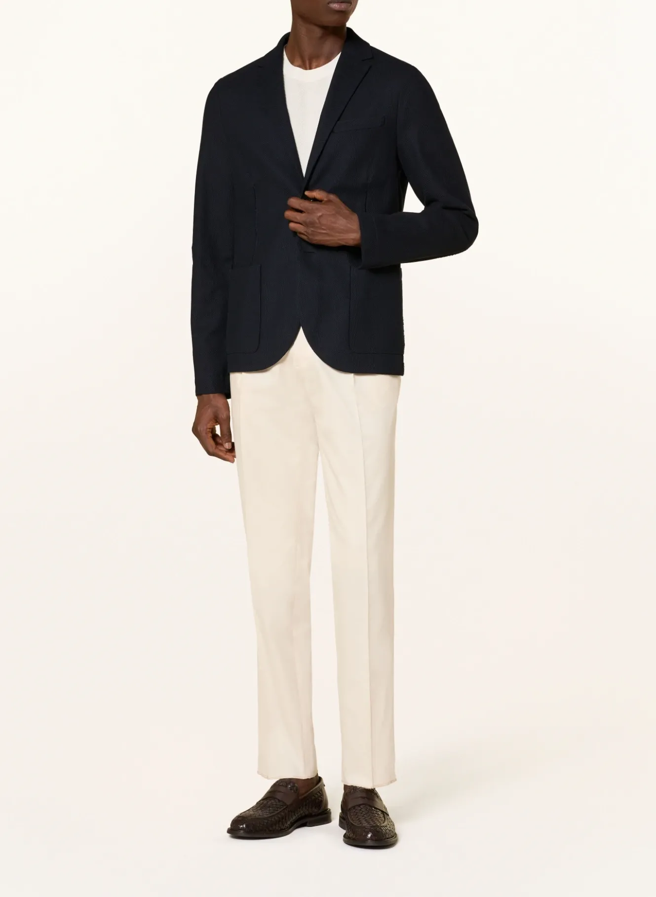 Piqué-Sakko Slim Fit