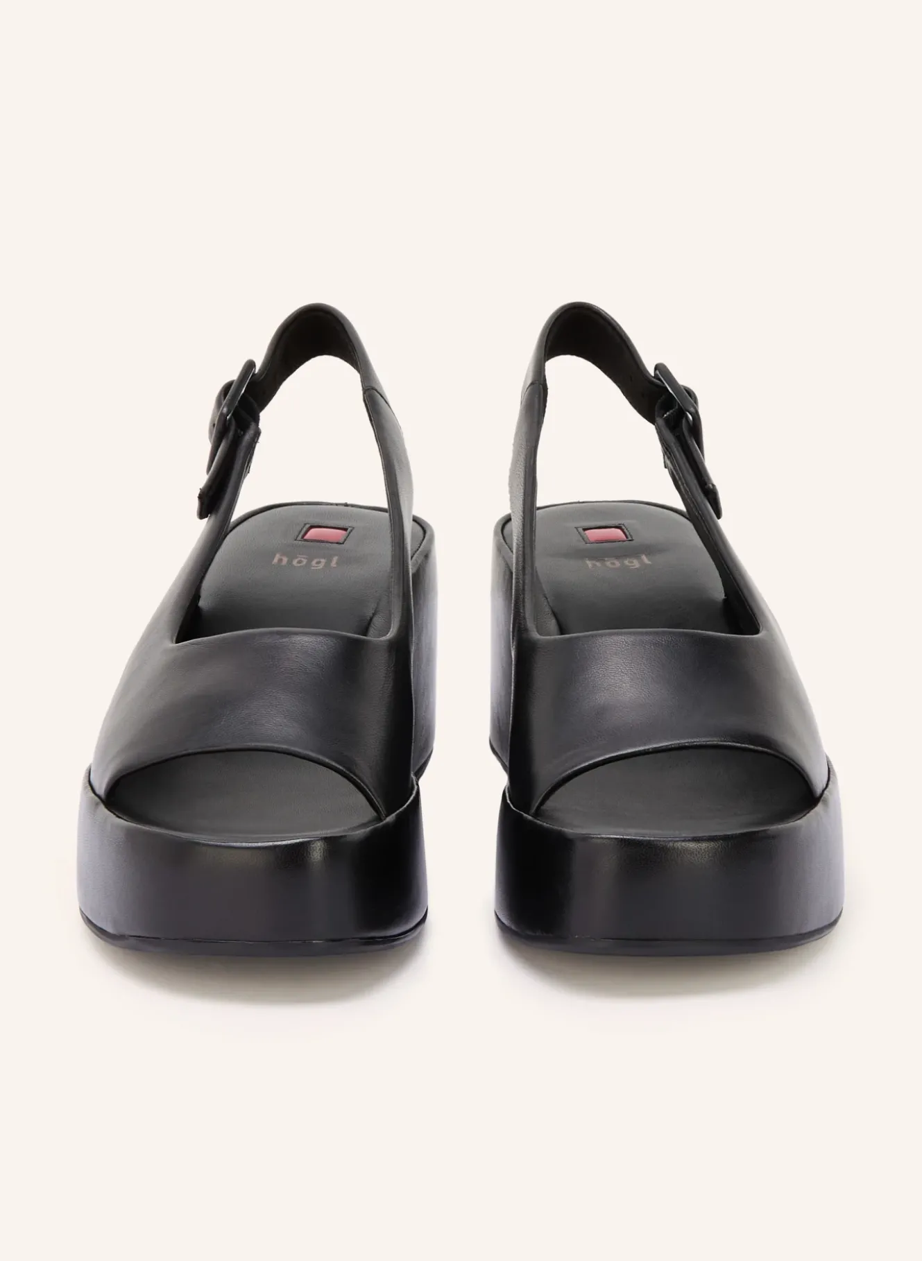Plateau-Sandalen