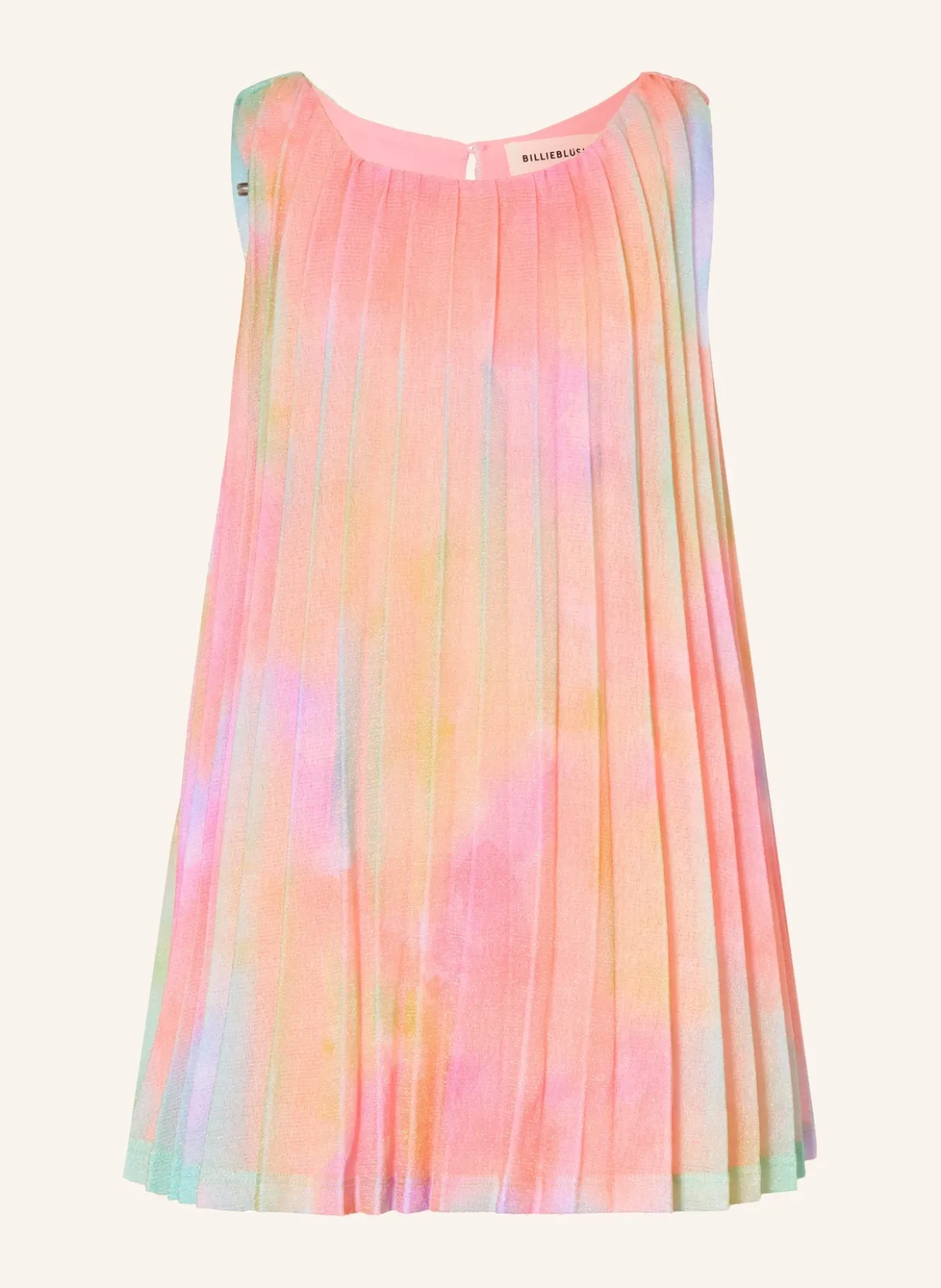 Plisseekleid aus Mesh