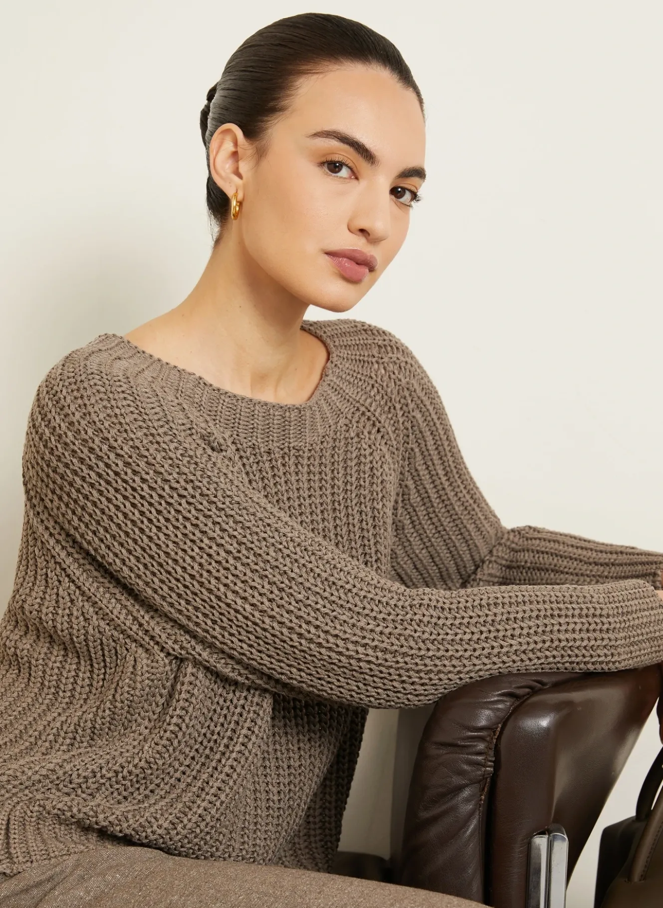 Pullover ANIVA mit Seide und Leinen