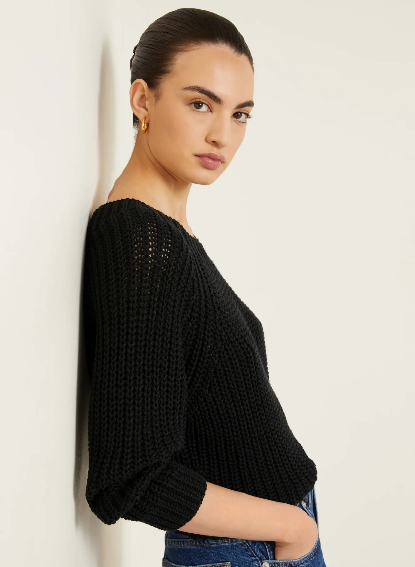 Pullover ANIVA mit Seide und Leinen