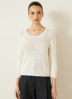 Pullover DILIA mit Seide und Leinen