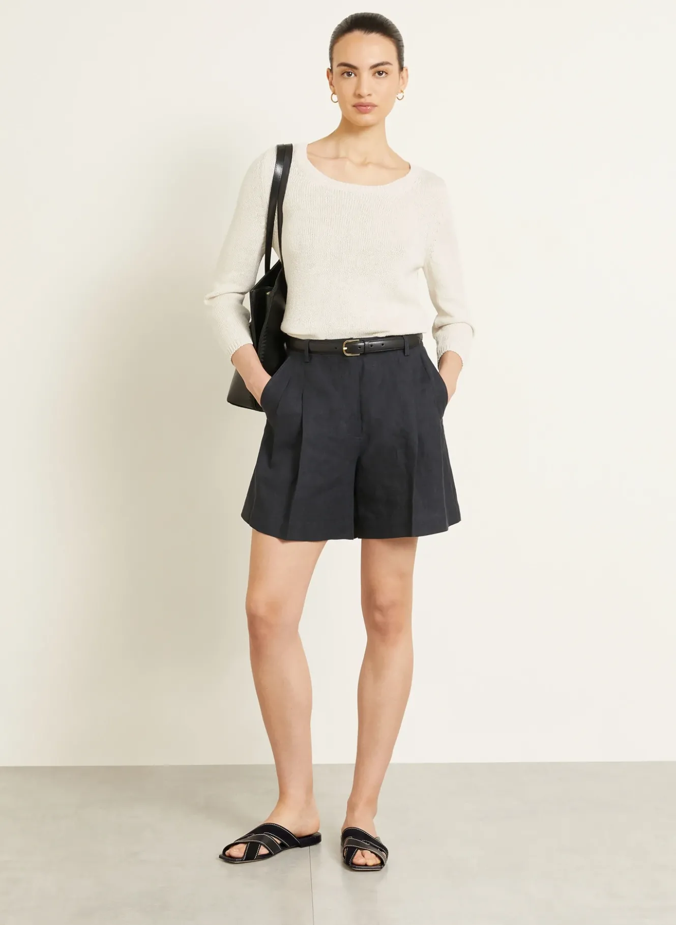 Pullover DILIA mit Seide und Leinen