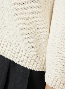 Pullover DILIA mit Seide und Leinen
