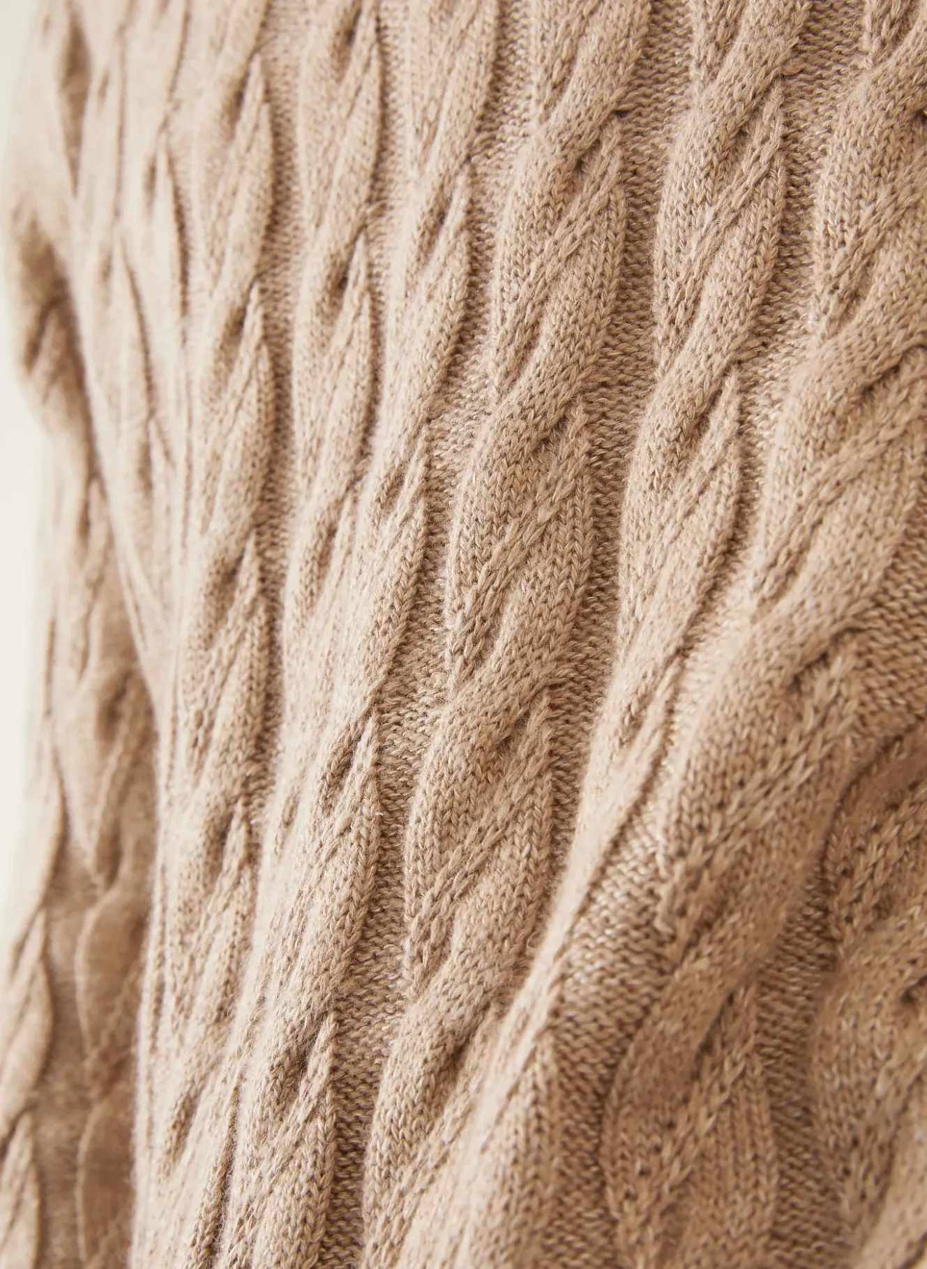 Pullover mit Cashmere und Leinen