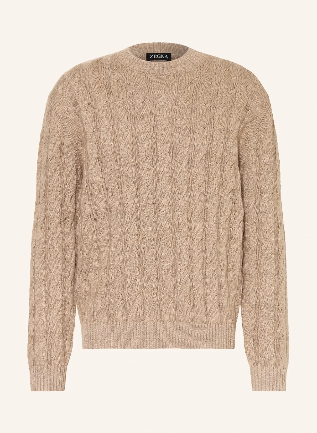 Pullover mit Cashmere und Leinen